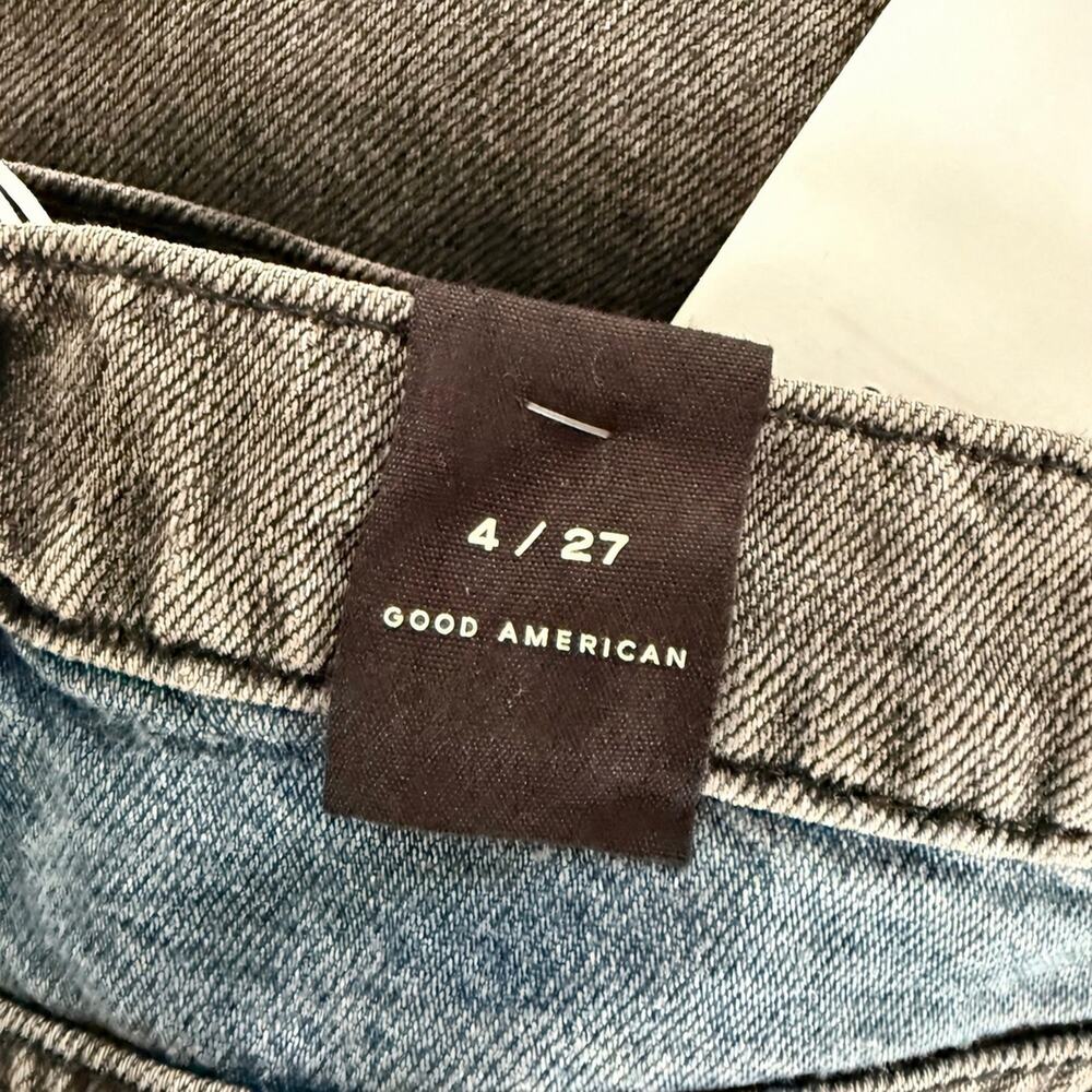 Good American baggy jeans Good Standard slouchy low rise two-tone - Picture 7 of 8